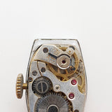 Réservoir de tranchées art déco des années 40 montre pour les pièces et la réparation - ne fonctionne pas