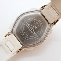 Jahrgang Armitron Alarm Uhr | Gold-Ton digital chronograph Uhr