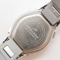 Vintage Silver-tone Armitron Sports Watch | Digital Watch for Women