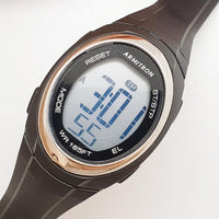 كلاسيكي Armitron رقمي chronograph مشاهدة | ساعة رياضية سوداء للسيدات