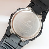 Vintage Black Armitron Watch for Her | Digital Alarm Chronograph Watch