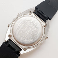 Numérique à ton argenté vintage montre par Armitron | Alarme chrono montre
