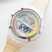 Blanco vintage Armitron Deportes reloj para mujeres | Crono digital reloj