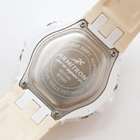 Bianco vintage Armitron Sports Watch for Women | Chrono Digital Watch