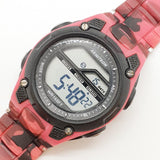 Deportes de camuflaje rosa rosa vintage reloj | Armitron Digital reloj para damas