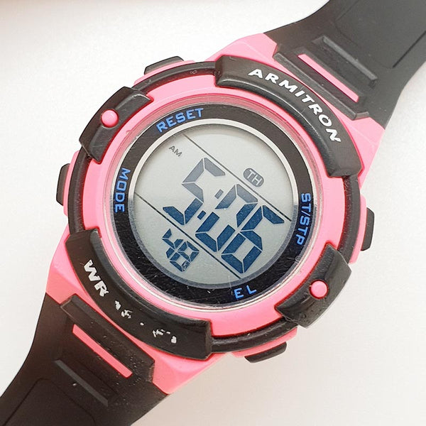 Pink Digit Watch Vintage Pink Digital Watch by Armitron | Sports Watch for Ladies ...