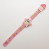 Tinker Bell En forma de estrella reloj | Brillo, brillo y glamour rosa Disney reloj