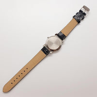 Tono plateado de oso panda reloj | Accutime vintage reloj para él o ella