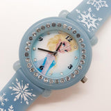 Gefrorene Elsa -Prinzessin Uhr | Schöne Schneeflocken Disney Uhr