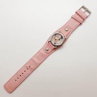 Minnie Mouse Ladies Watch with Pink Leather Bracelet | Disney Watches