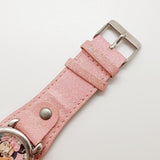Minnie Mouse Damen Uhr mit rosa Lederarmband | Disney Uhren