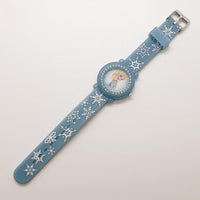 Disney ELSA reloj | Película congelada azul pálido reloj con copos de nieve