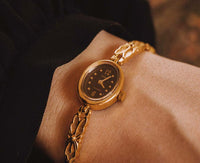 Chaika 17 gioielli orologi meccanici per donne | Orologio da tono d'oro vintage