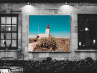 Lighthouse Digital Landscape Print | Printable Wall Art - Vintage Radar