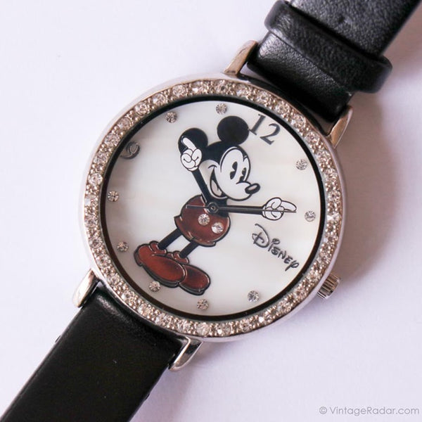 Ancien Mickey Mouse Accutime MK1223 montre | Disney Quartz montre