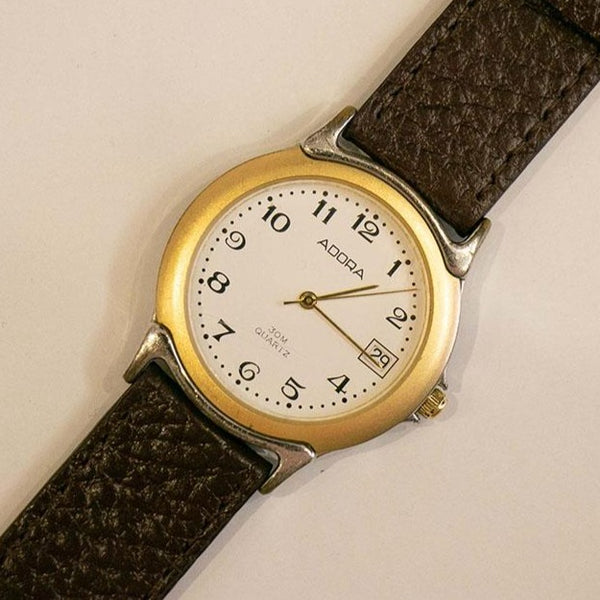 خمر نغمة adora quartz ساعة | ساعة كلاسيكية في التسعينيات