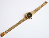 Vintage Bucherer Quarz Uhr Für Frauen schwarzes Zifferblatt | In der Schweiz hergestellt Uhr