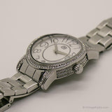 Elegant Stainless Steel Marc Ecko Watch | Vintage Stone-plated Watch