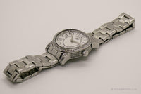Elegante acero inoxidable Marc Ecko reloj | Chapado en piedra vintage reloj
