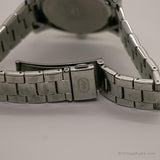 Elegante acero inoxidable Marc Ecko reloj | Chapado en piedra vintage reloj