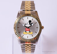 Large Two Tone Mickey Mouse Accutime Watch for Adults