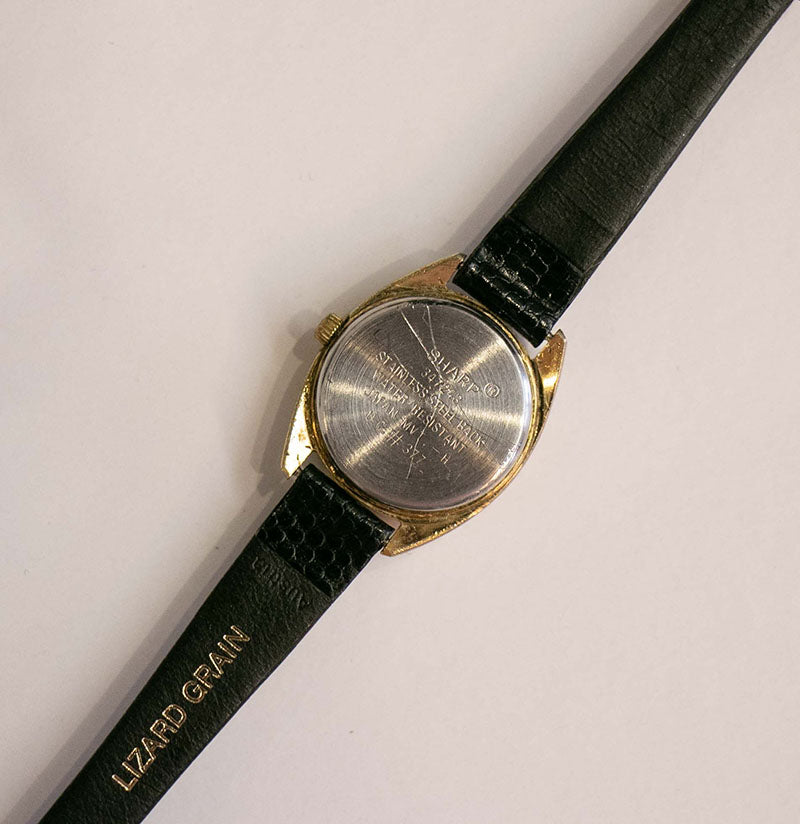 Vintage Gold-tone Sharp Watch |for Women | Tiny Sharp Wristwatch ...