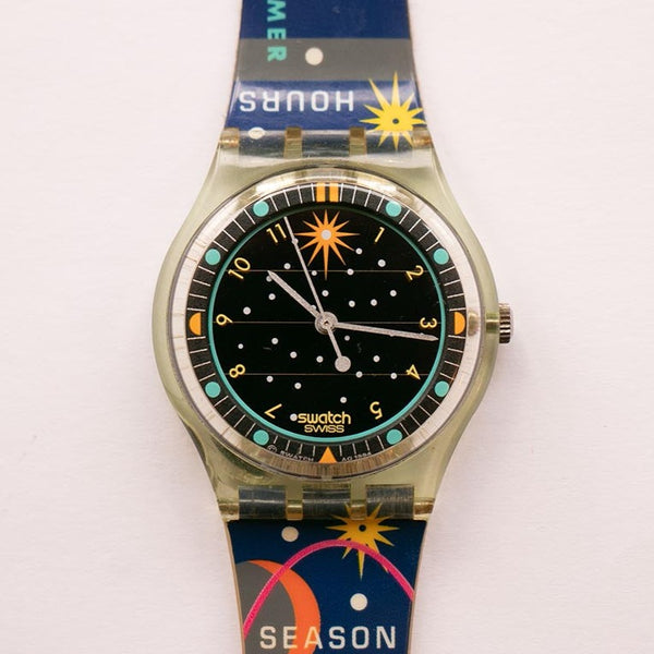 1995 Planetarium SRG100 Solar swatch مشاهدة | 90s نادرة swatch راقب