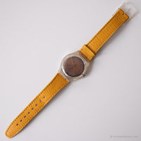 1991 Swatch GK144 Daiquiri montre | Sangle jaune transparent Swatch