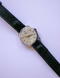 Verity Silver Tone Mechanical Men's montre | Montres militaires vintage
