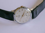 Verity Silver-Tone Mechanical Men's Watch | Vintage Military Watches