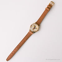 Vintage elegante Minnie Mouse reloj | Tono dorado Disney reloj por Lorus