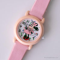 Vintage Pink Disney Uhr durch Lorus | Retro Minnie Mouse Armbandbekleidung
