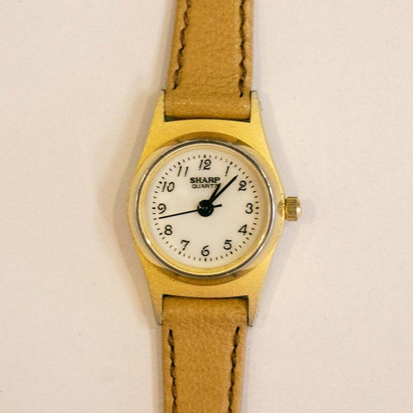 Vintage Gold-Tone Sharp Watch for Ladies | Women's Quartz Watches