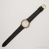 Vintage 90s Meister-Anker Uhr | Elegantes Gold-Ton-Datum Armbanduhr