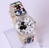 Disney Parks authentisch Mickey Mouse Uhr Comic -Stil