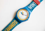 Deportes de CMI vintage azul reloj Para hombres | Mejores relojes de cuarzo
