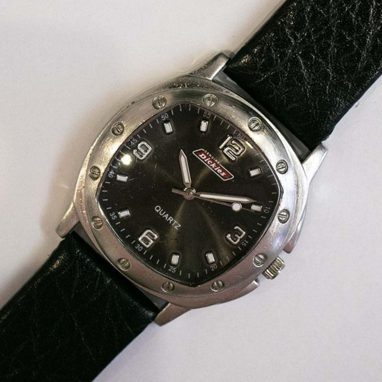 Black Dial DICKIES Quartz Watch For Men Vintage Watch For Him