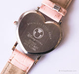 Pink Heart-Shaped Disney Minnie and Mickey Mouse Watch