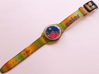 1991 Ibiskus GL101 swatch Guarda | Anni '90 cool colorato svizzero swatch Guadare