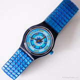 1994 Swatch SLN100 SLN101 Variation montre | Bleu Swatch Musical