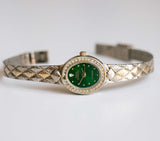 Vintage Green Dial SARAH COVENTRY Watch for Women Japan Movement