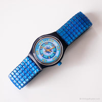1994 Swatch SLN100 SLN101 Variation montre | Bleu Swatch Musical