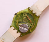 1991 Ibiskus GL101 swatch reloj | 90 swiss colorido fresco swatch reloj