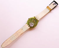 1991 Ibiskus GL101 swatch Uhr | 90er Jahre coole bunte Schweizer swatch Uhr