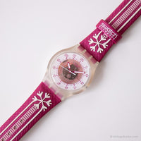 2006 Swatch Anillo rosa sumk100 reloj | Gelatina en gelatina Swatch Acceso