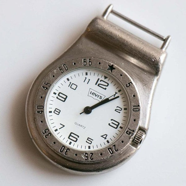 Cuarzo de Levi de tonos plateados vintage reloj | Regalo vintage reloj