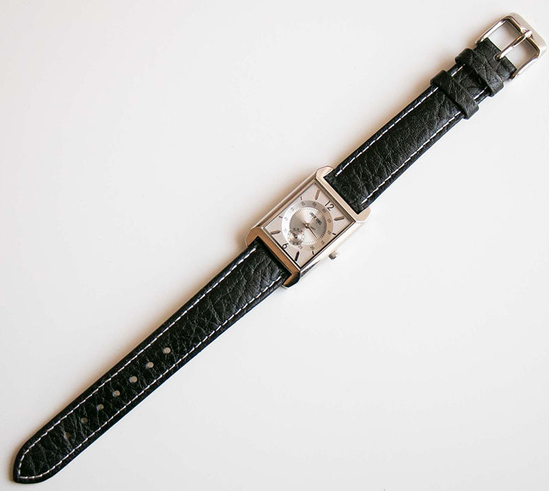 Luxury Laurent Dornel Watch | Square Silver-Tone Vintage Women's Watch ...