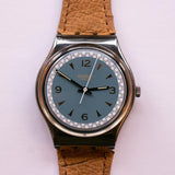 1991 ASCOT GX117 swatch Uhr | 90er Jahre blau eleganter Schweizer swatch Uhr