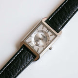 Luxus Laurent Dornel Uhr | Square Silver-Tone Vintage-Frauen Uhr