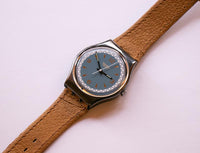 1991 ASCOT GX117 swatch مشاهدة | التسعينات من القرن التسعينات السويسرية الأزرق swatch راقب